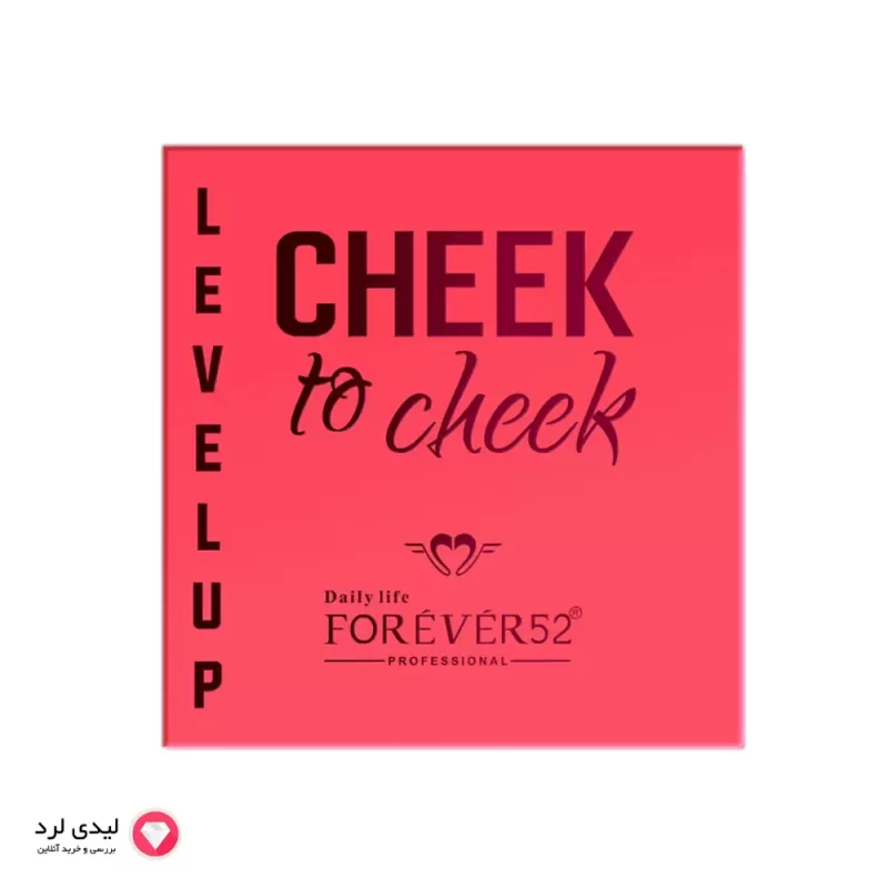 پالت رژ گونه 4 رنگ فور اور 52 CHEEK TO CHEEK مدلDGB001