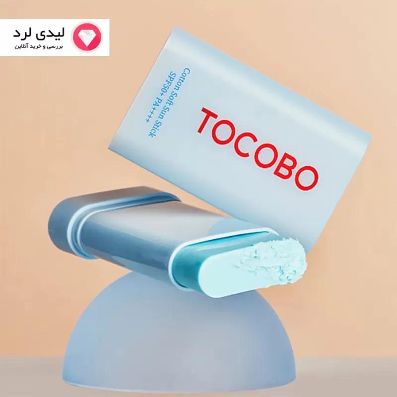 ضد آفتاب استیکی توکوبو اصل با SPF 50 حاوی عصاره پنبه کتان وزن 19 گرم