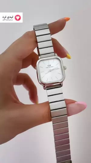 ساعت زنانه طرح دنیل ولینگتون Daniel Wellington مدل یک رنگ سفید