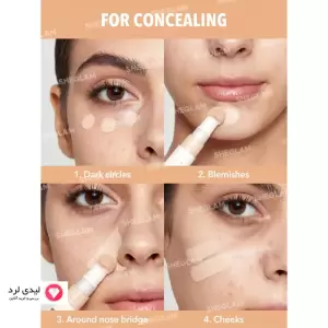 کانسیلر شیگلم مدل COMPLEXION BOOST رنگ NUDE وزن 4.5 گرم