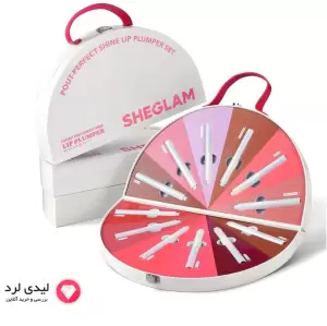 ست برق لب 12 تایی شیگلم مدل POUT-PERFECT SHINE LIP PLUMPER