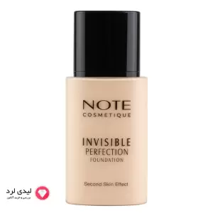 کرم پودر اینوزیبل پرفکشن  invisible perfection شماره 100 حجم 35 میلی لیتر نوت