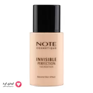 کرم پودر اینوزیبل پرفکشن  invisible perfection شماره 120 حجم 35 میلی لیتر نوت